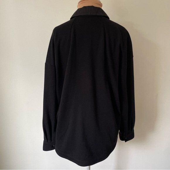 Rag & Bone Women’s Cotton Blend Soft Black Polo Quarter Button Collared Top XS - Picture 3 of 11